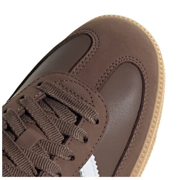 WMNS ADIDAS SAMBA OG HOT CHOCOLATE BROWN TAN CREAM GUM SOLE WOMENS EARTH STRATA - Picture 8 of 11